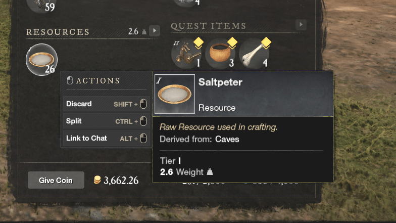 Why Gather Saltpeter