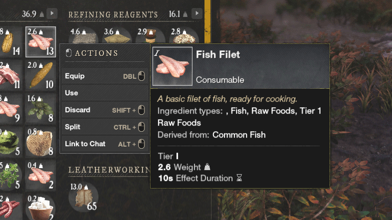 How to Acquire Fish Filets in New World