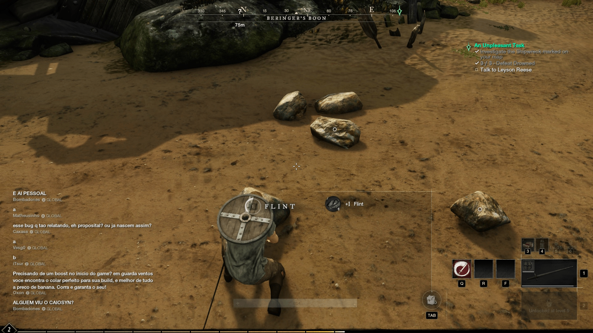 Where to Find Flint in New World