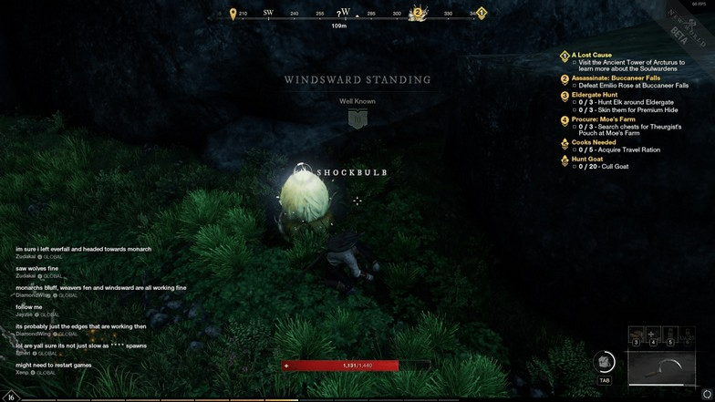 Where to Find Shockbulbs in New World