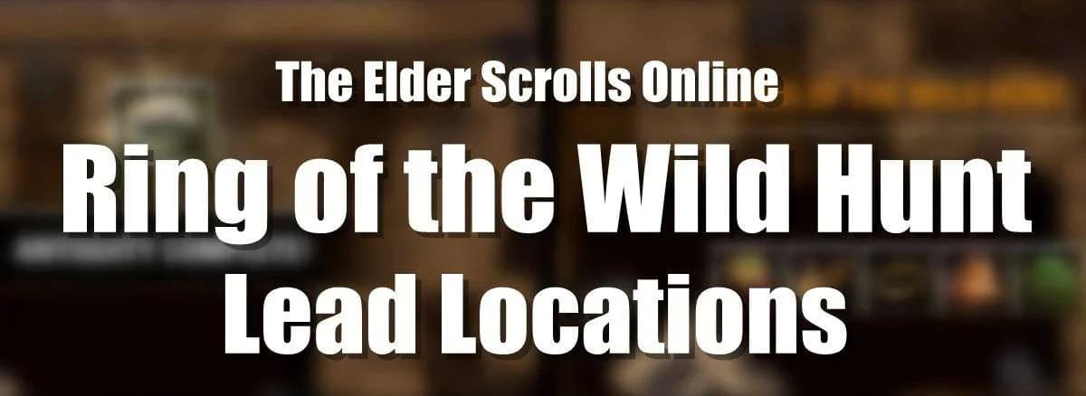 Where to Get Ring of the Wild Hunt in ESO