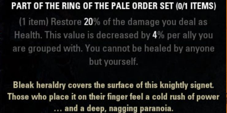 The Elder Scrolls Online: How To Get The Ring Of The Pale Order