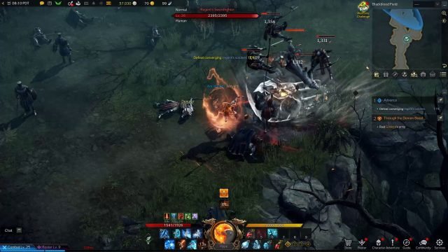 Lost Ark Soulfist Heavenly Squash Skill in Combat