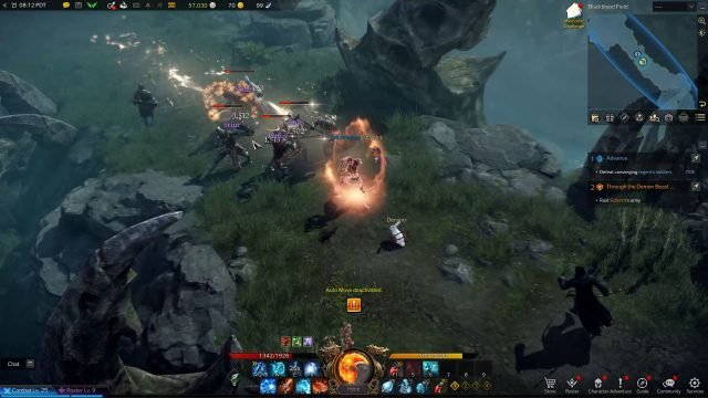 Lost Ark Soulfist Tempest Blast Skill in Combat