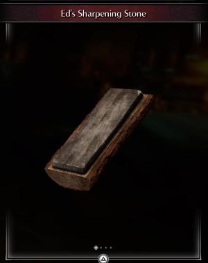 Ed's Sharpening Stone * 50 -(DEMON'S SOULS REMAKE)
