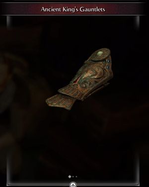 Ancient King's Gauntlets -(DEMON'S SOULS REMAKE)