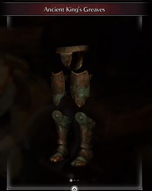 Ancient King's Greaves -(DEMON'S SOULS REMAKE)