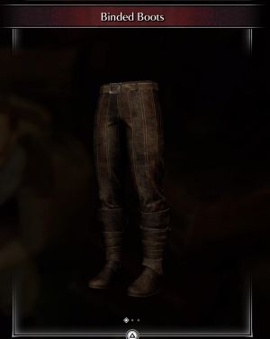 Binded Boots -(DEMON'S SOULS REMAKE)