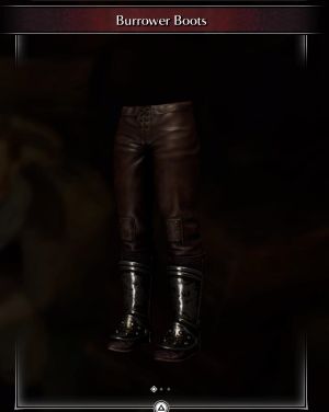 Burrower Boots -(DEMON'S SOULS REMAKE)