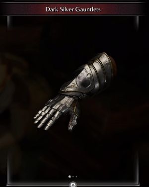 Dark Silver Gauntlets -(DEMON'S SOULS REMAKE)