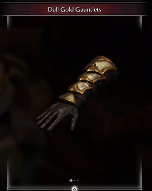 Dull Gold Gauntlets -(DEMON'S SOULS REMAKE)