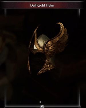 Dull Gold Helm -(DEMON'S SOULS REMAKE)