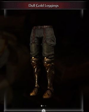 Dull Gold Leggings -(DEMON'S SOULS REMAKE)