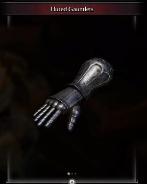 Fluted Gauntlets -(DEMON'S SOULS REMAKE)