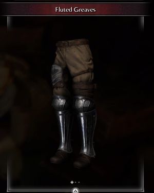 Fluted Greaves -(DEMON'S SOULS REMAKE)