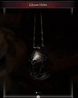 Gloom Helm -(DEMON'S SOULS REMAKE)