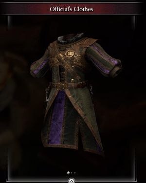 Official's Clothes -(DEMON'S SOULS REMAKE)