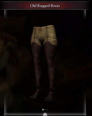 Old Ragged Boots -(DEMON'S SOULS REMAKE)