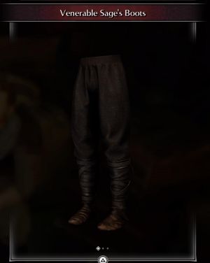 Venerable Sage's Boots -(DEMON'S SOULS REMAKE)