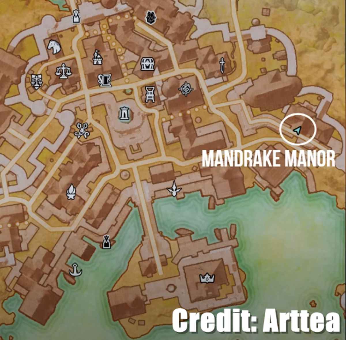 How to Make Gold in ESO High Isle - Mandrake Manor location