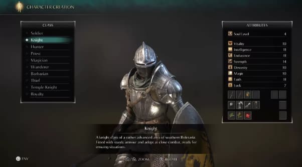 The Best Demon's Souls PS5 Class for Beginners: Knight Class