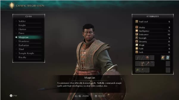 The Best Demon’s Souls PS5 Class for Beginners: Magician Class