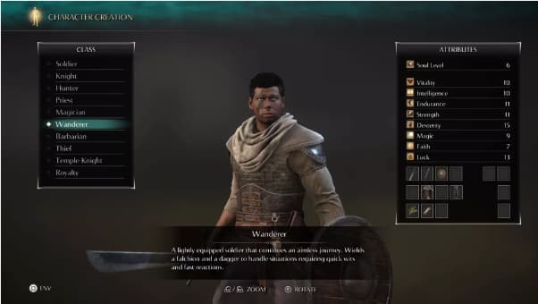 The Best Demon’s Souls PS5 Class for Beginners: Wanderer Class