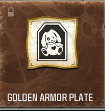 Golden Armor Plate - SCHEMATIC CRAFTING - MW3