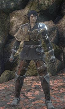 Black Leather Set-(DarkSouls3)