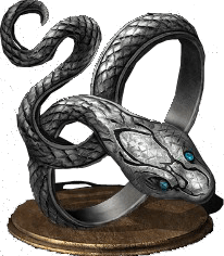Covetous Silver Serpent Ring +1 -(DarkSouls3)