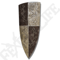 BANISHED KNIGHT'S SHIELD-(MAX UPGRADED)-(Elden Ring)