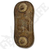 GOLDEN BEAST CREST SHIELD-(MAX UPGRADED)-(Elden Ring)