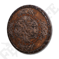 LARGE LEATHER SHIELD-(MAX UPGRADED)-(Elden Ring)