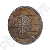RIVETED WOODEN SHIELD-(MAX UPGRADED)-(Elden Ring)